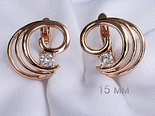 фото Серьги  fallon - (артикул - 18e01700-FF8338)